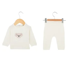Prématuré|Vêtements Naissance*Marèse Ensemble tricot Petit Koala de Écru