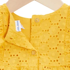 T-Shirts, Blouses, Chemises*P'tit bisou Ensemble Tunique + Bloomer de Jaune soleil