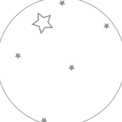 Draps Housses*Domiva Etoiles drap housse mousseline 70x140 de Gris