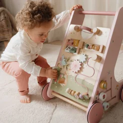 Porteurs|Jouets En Bois*Little Dutch Fairy Garden Chariot de marche de Rose