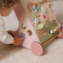 Porteurs|Jouets En Bois*Little Dutch Fairy Garden Chariot de marche de Rose