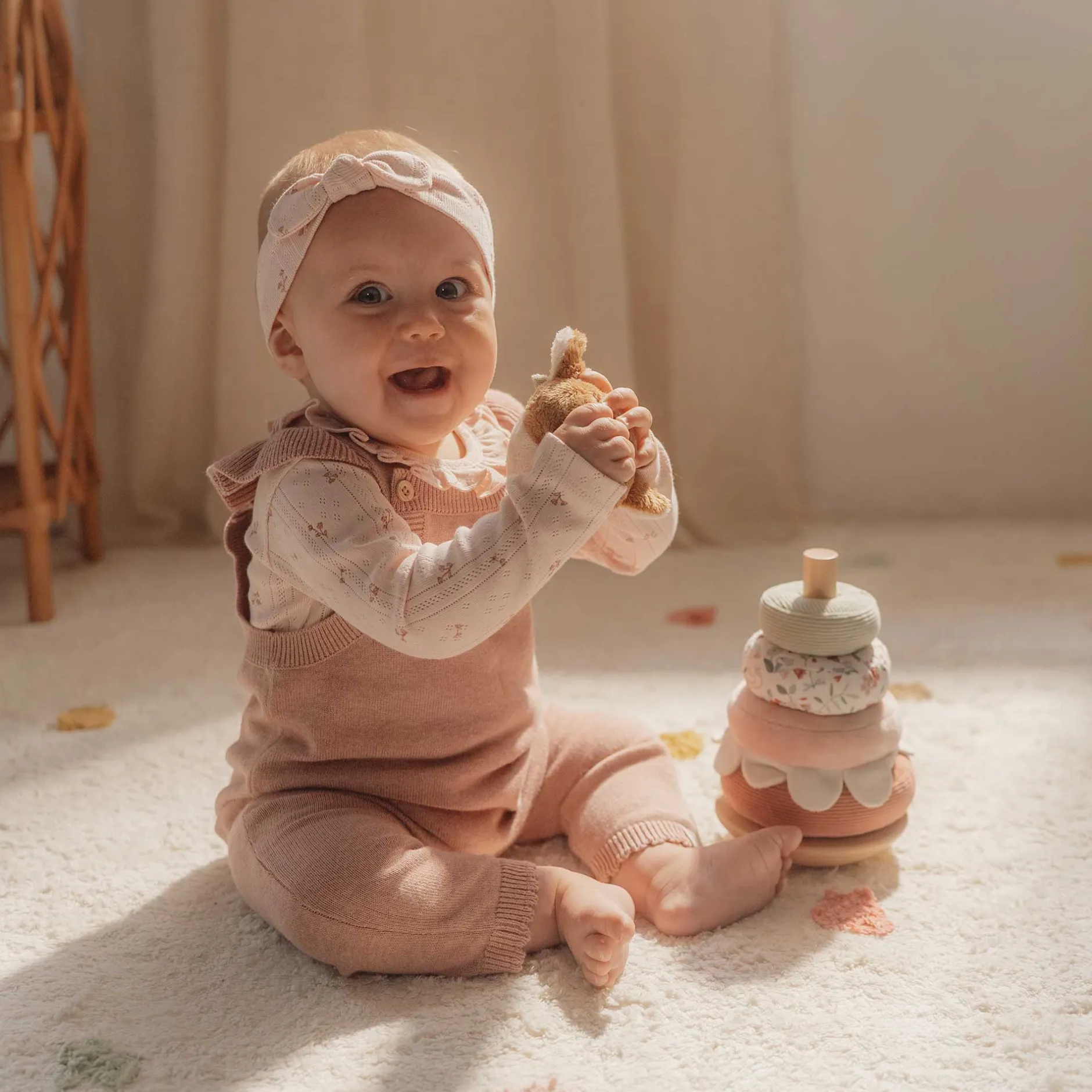 Jeux De Formes*Little Dutch Fairy Garden Faon à empiler doudou de