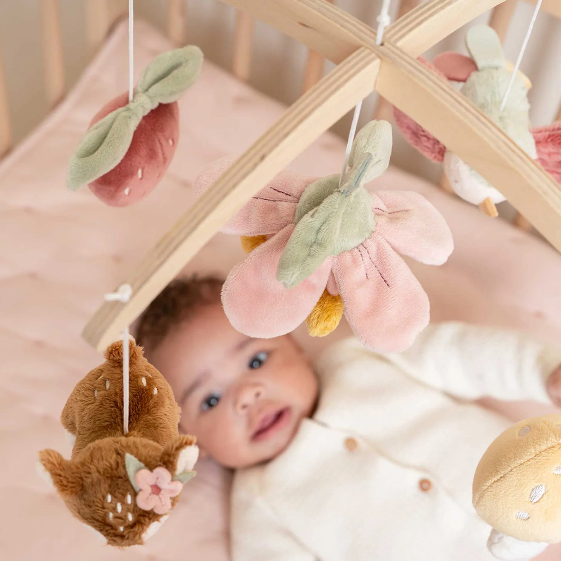 Mobiles*Little Dutch Fairy Garden Mobile musical en bois de