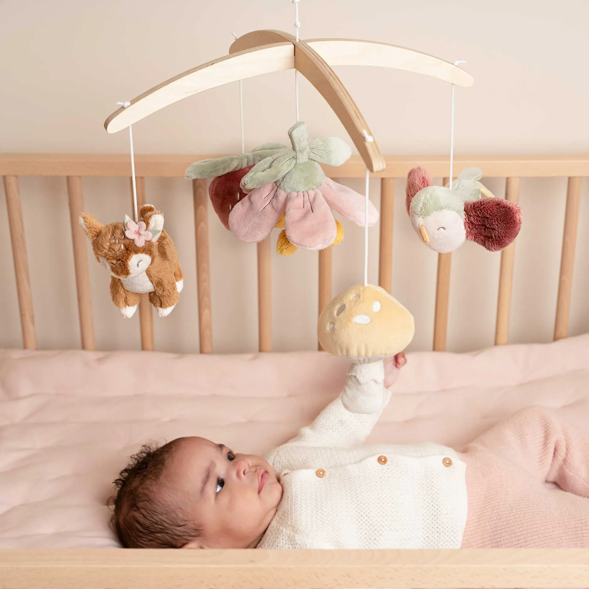 Mobiles*Little Dutch Fairy Garden Mobile musical en bois de