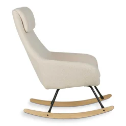 Fauteuils*Quax Fauteuil à bascule de Nordic Sheep Beige