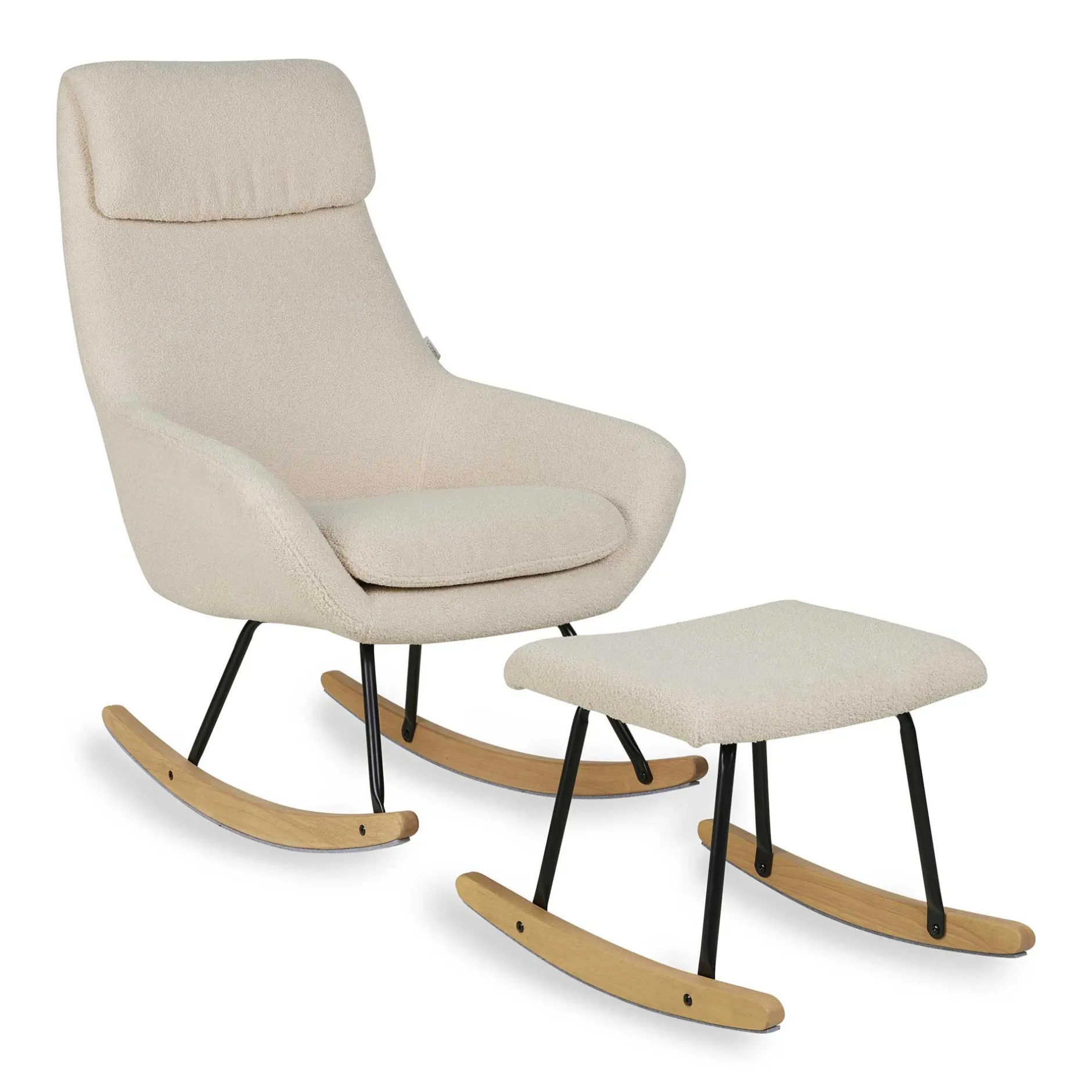 Fauteuils*Quax Fauteuil à bascule de Nordic Sheep Beige