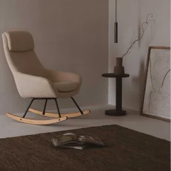 Fauteuils*Quax Fauteuil à bascule de Nordic Sheep Beige