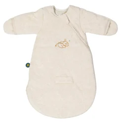 Gigoteuses & Nids D'Ange*Nattou Félix et Léo Gigoteuse Popeline + Mouffles 60 cm 0 - 3 mois de Beige