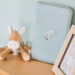 Protège-Carnet De Santé*Nattou Félix et Léo Protège Carnet de santé de Bleu Poussière