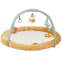 Tapis D'Éveil*Nattou Félix et Léo Tapis pouf d'éveil avec arches de Beige