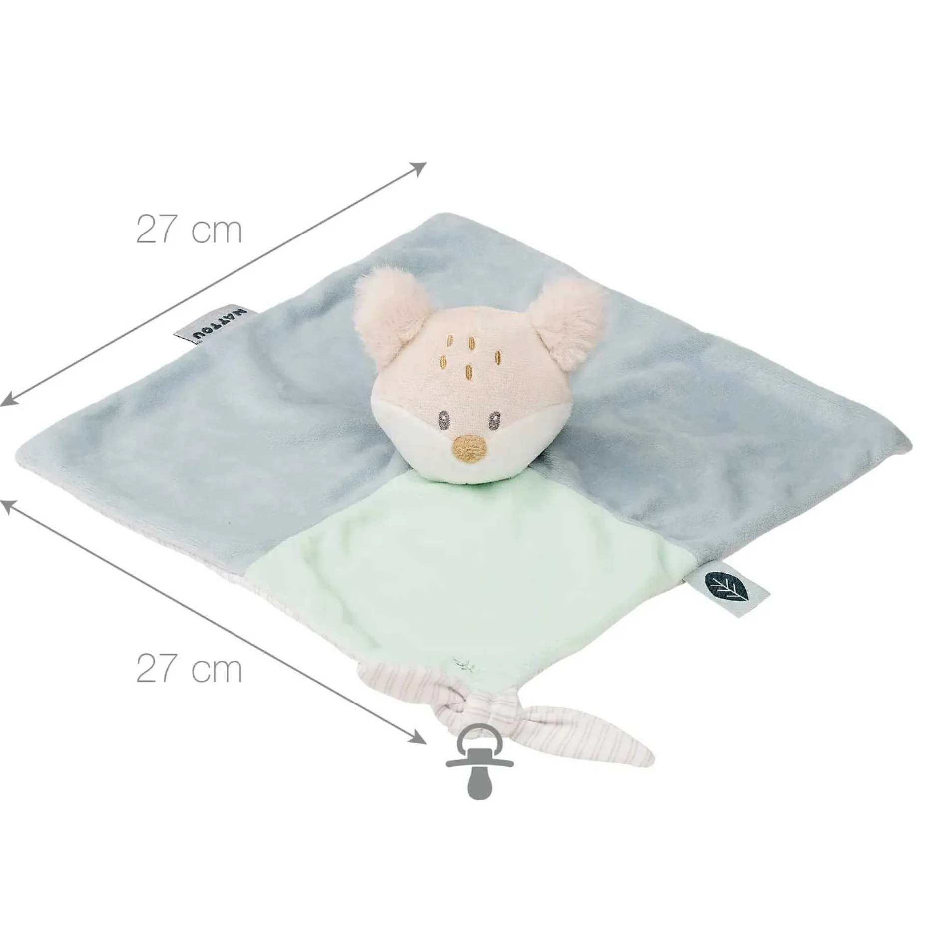 Doudous*Nattou Flo, Ernest & Oli Doudou de Renard Flo Menthe