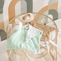 Doudous*Nattou Flo, Ernest & Oli Maxi Doudou de Renard Flo Menthe