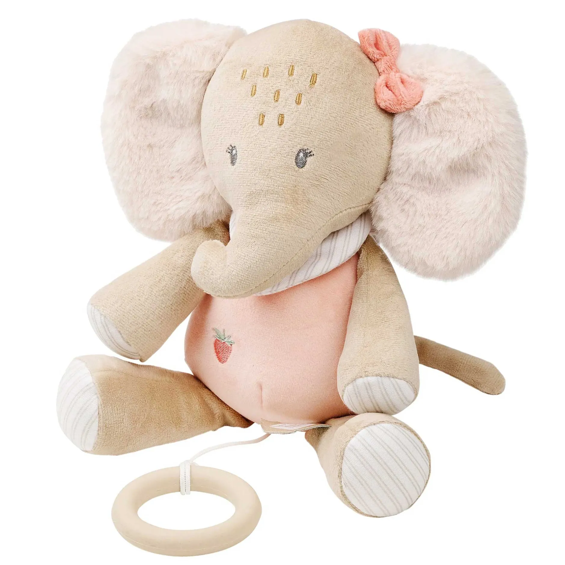 Peluches Musicales*Nattou Flo, Ernest & Oli Peluche Musicale de Éléphant Oli Rose