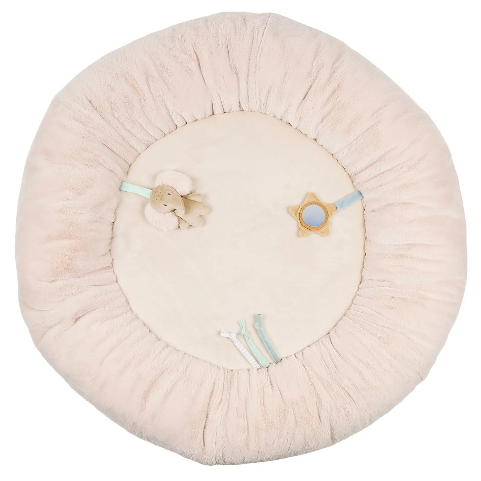 Tapis D'Éveil*Nattou Flo, Ernest & Oli Tapis pouf d'éveil avec arches de Beige
