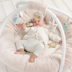 Tapis D'Éveil*Nattou Flo, Ernest & Oli Tapis pouf d'éveil avec arches de Beige