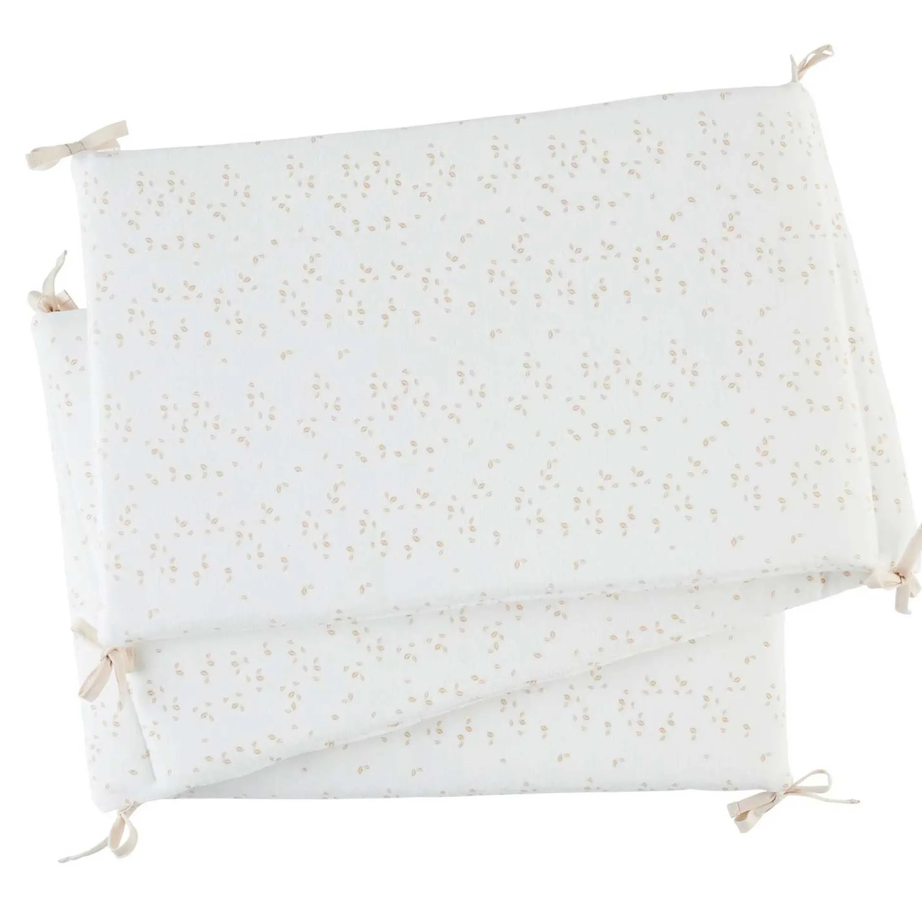 Tours De Lit*Nattou Flo, Ernest & Oli Tour de lit 180 cm de Blanc