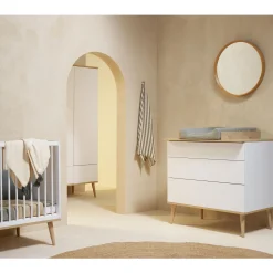 Commodes*Quax Flow commode 3 tiroirs de White & Oak