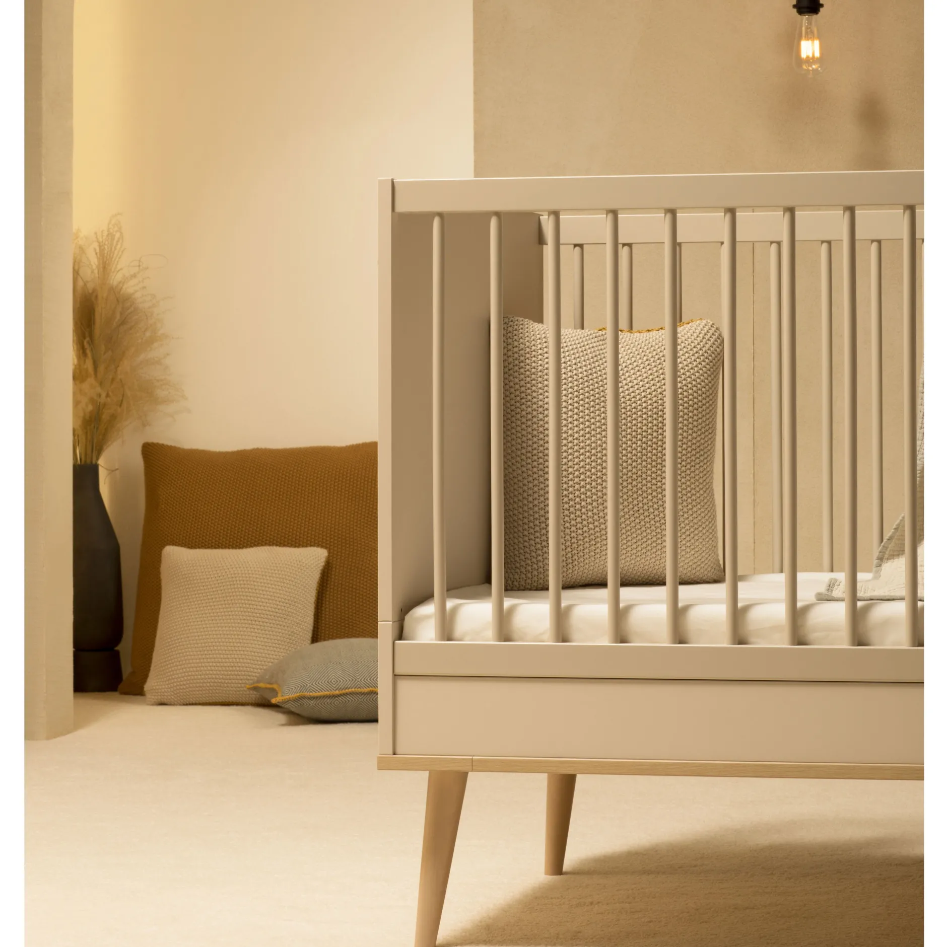 Lits 70X140 Évolutifs*Quax Flow Lit évolutif 70 x 140 cm de Argile & Oak