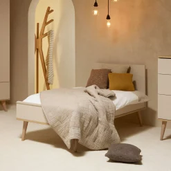 Lits 70X140 Évolutifs*Quax Flow Lit évolutif 70 x 140 cm de Argile & Oak