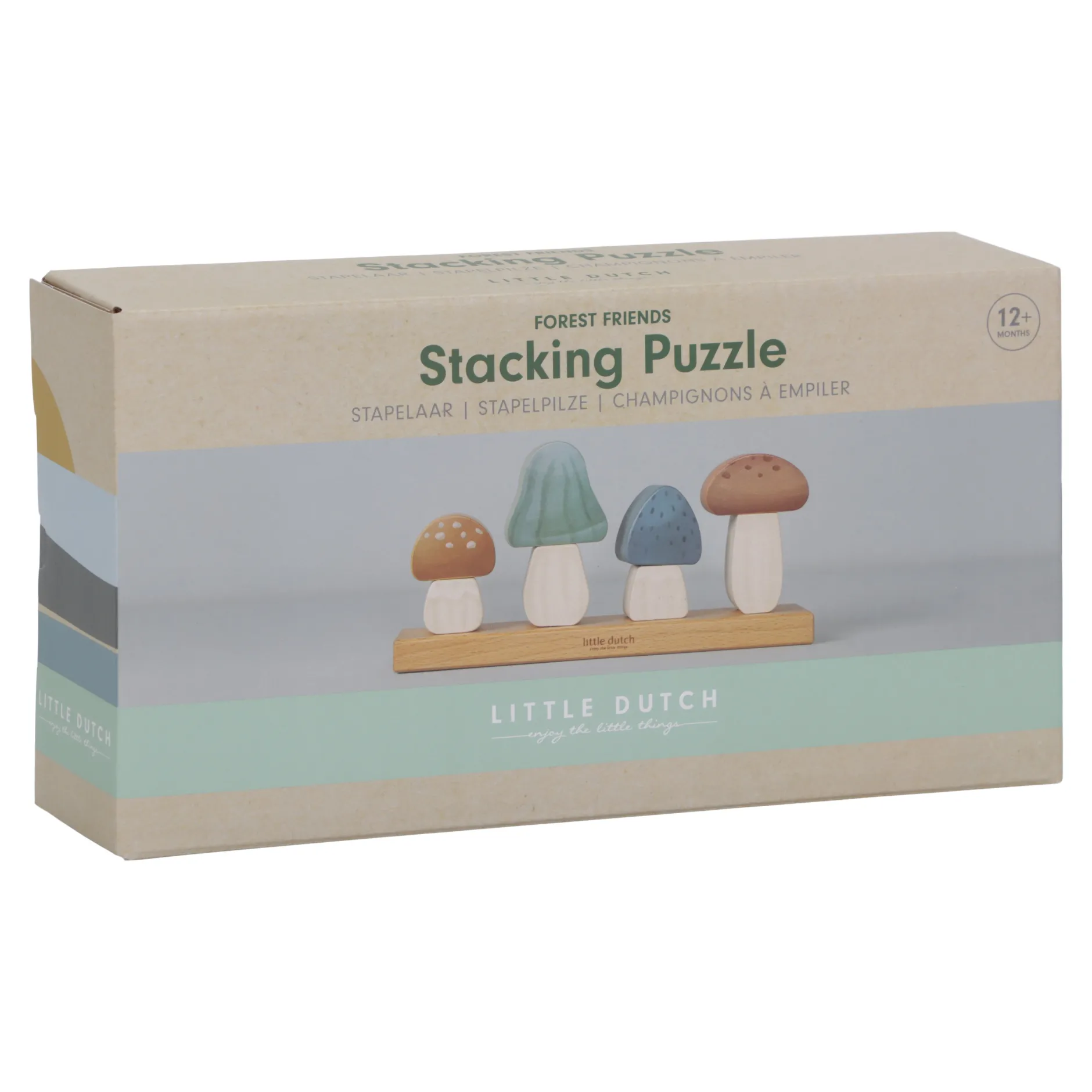 Jouets En Bois|Jeux De Formes*Little Dutch Forest Friends Champignons à empiler en bois de