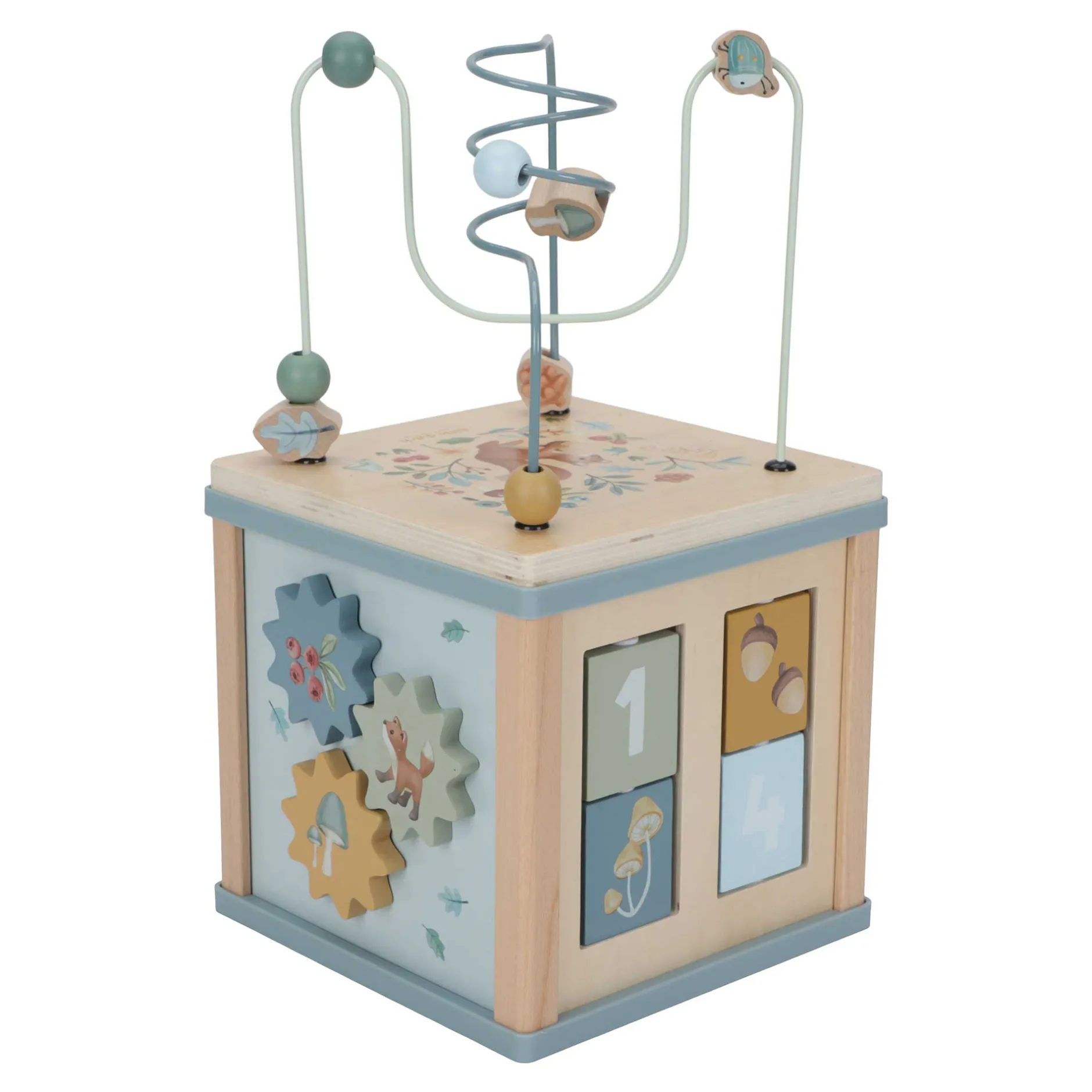 Jouets En Bois|Jouets D'Activités*Little Dutch Forest Friends Cube d'activités en bois de