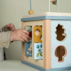 Jouets En Bois|Jouets D'Activités*Little Dutch Forest Friends Cube d'activités en bois de