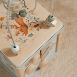 Jouets En Bois|Jouets D'Activités*Little Dutch Forest Friends Cube d'activités en bois de
