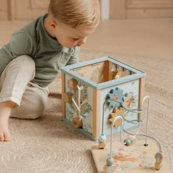 Jouets En Bois|Jouets D'Activités*Little Dutch Forest Friends Cube d'activités en bois de
