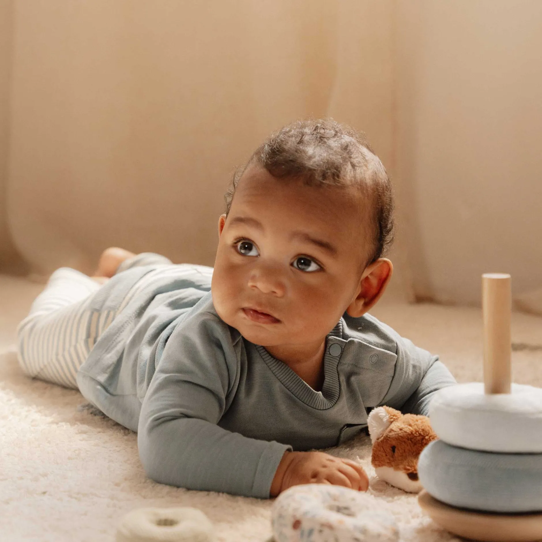 Jeux De Formes*Little Dutch Forest Friends Renard à empiler doudou de