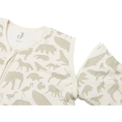 Gigoteuses & Nids D'Ange*Jollein Gigoteuse avec Manches Amovibles 70 cm de Animals - Olive Green