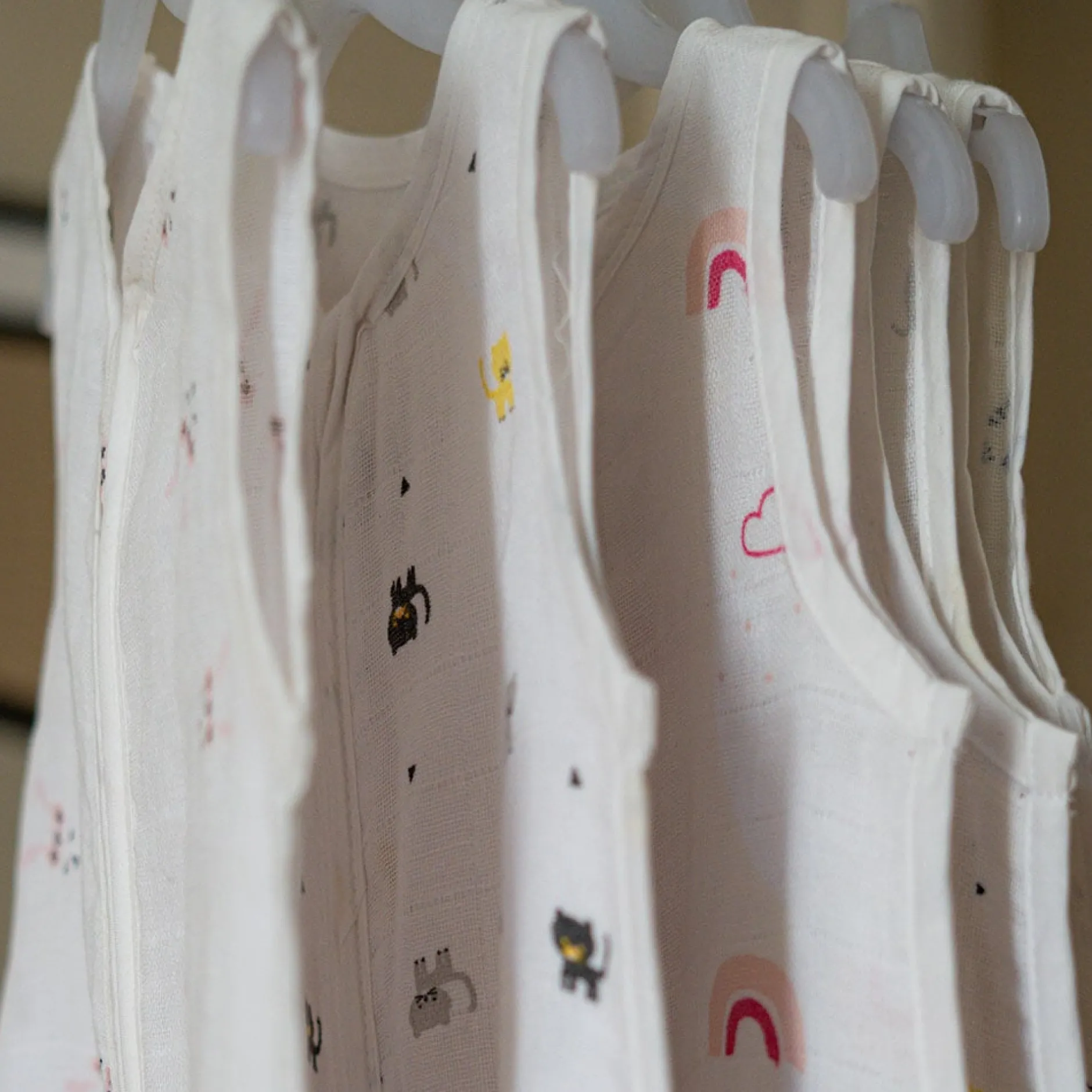 Gigoteuses & Nids D'Ange*Petit à petit Gigoteuse en mousseline de coton de Tigre