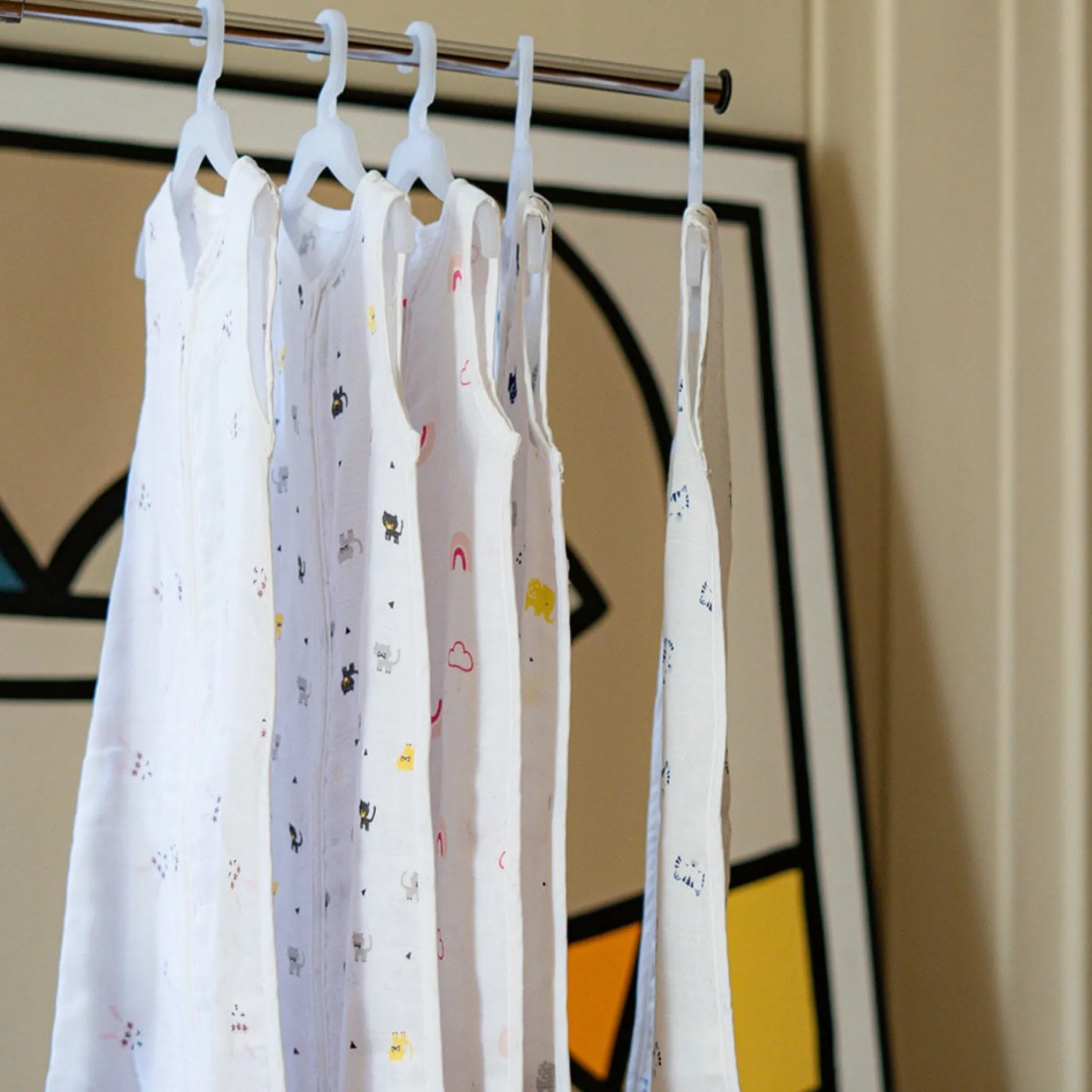 Gigoteuses & Nids D'Ange*Petit à petit Gigoteuse en mousseline de coton de Tigre