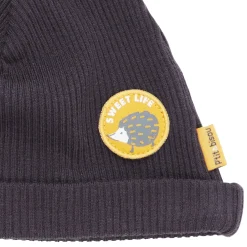 Chapeaux, Bonnets, Écharpes*P'tit bisou Golden Winter Bonnet en maille côtelée de Grey Ecorce