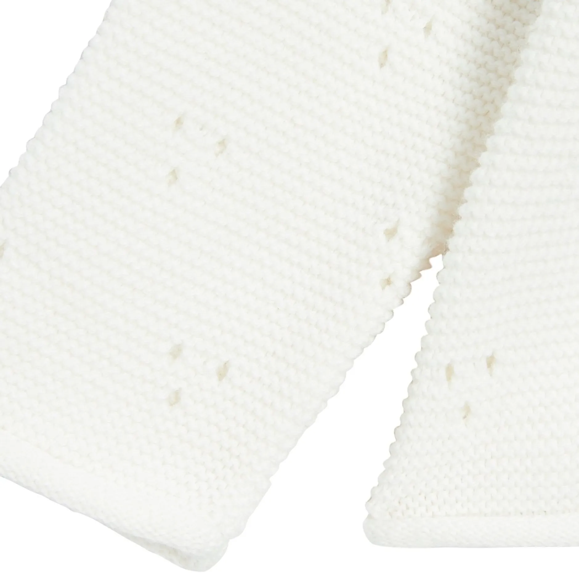 Gilets, Pulls, Cardigans*P'tit bisou Golden Winter Cardigan en tricot 6 mois de Ecru Peluche