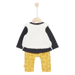 Vestes, Manteaux, Pilotes|Pantalons, Shorts, Leggings*P'tit bisou Golden Winter Ensemble 3 pièces de Print Clairière