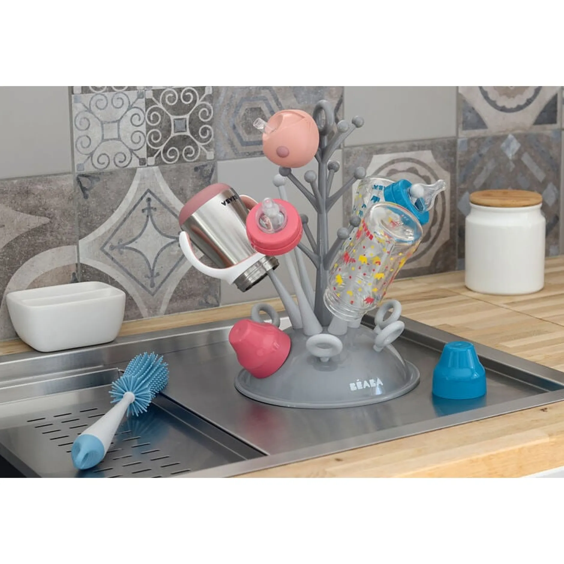 Égouttes Biberons*Béaba Égoutte biberons arbre de Grey