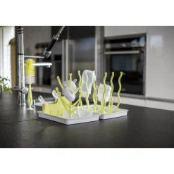 Égouttes Biberons*Formula Baby Égoutte biberons pliable de Vert