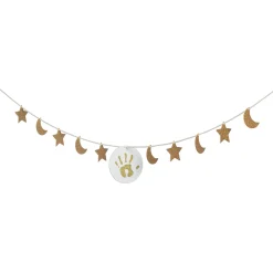 Lampes*Baby Art Guirlande empreinte à paillette de doré