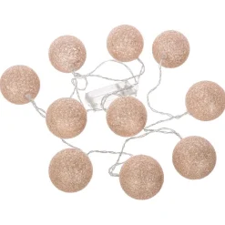 Lampes*Atmosphera Guirlande Led de Glitter