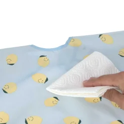 Bavoirs*Lässig Happy Fruits Lot de 2 bavoirs à manches longues avec poche 6-24 mois de Citron