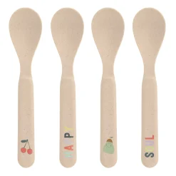 Couverts*Lässig Happy Fruits Lot de 4 cuillères de Cerise
