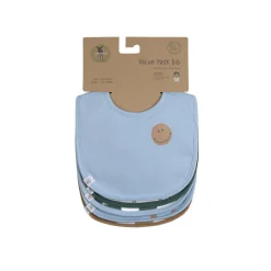 Bavoirs*Lässig Happy Rascals Lot de 5 Bavoirs impérméables de Smile Blue