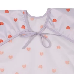 Bavoirs*Lässig Happy Rascals Lot de 2 Bavoirs manches longes avec poche de Cœur lavande