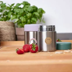 Sac Repas*Lässig Happy Rascals Thermos de Smile Vert