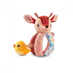 Hochets*Lilliputiens Hochet à poignées de Stella le faon