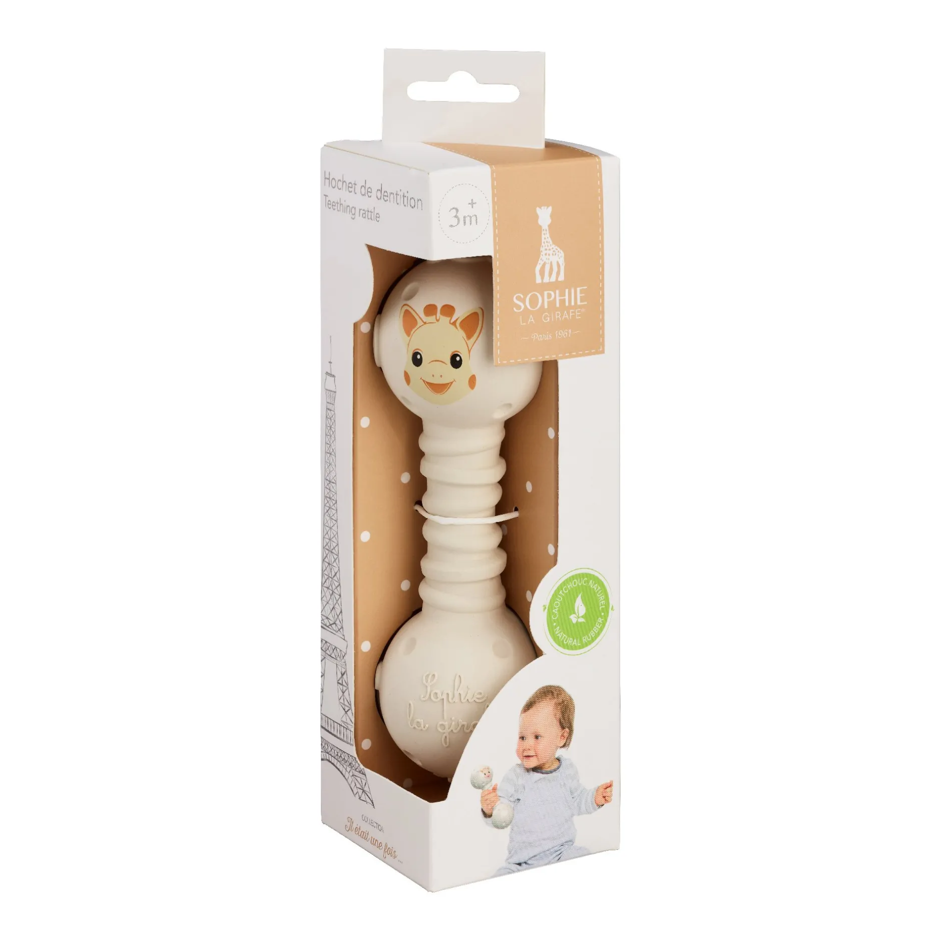 Hochets|Anneaux De Dentition*Sophie La Girafe® Hochet de Dentition Caoutchou Naturel de Beige
