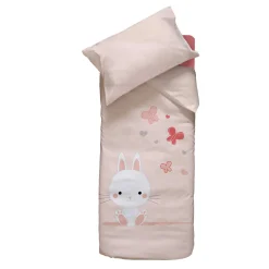 Parures De Lit*Domiva Housse de couette + taie 100 x 140 cm de Rose