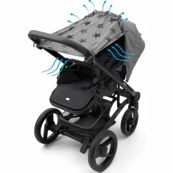 Autres Accessoires De Voyage|Autres Accessoires*Dooky Housse Universelle de Etoiles Grises