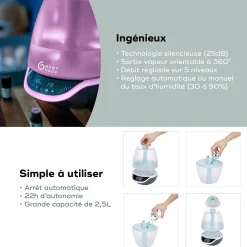 Humidificateurs Et Purificateurs*Babymoov Humidificateur à vapeur froide Hygro(+) de
