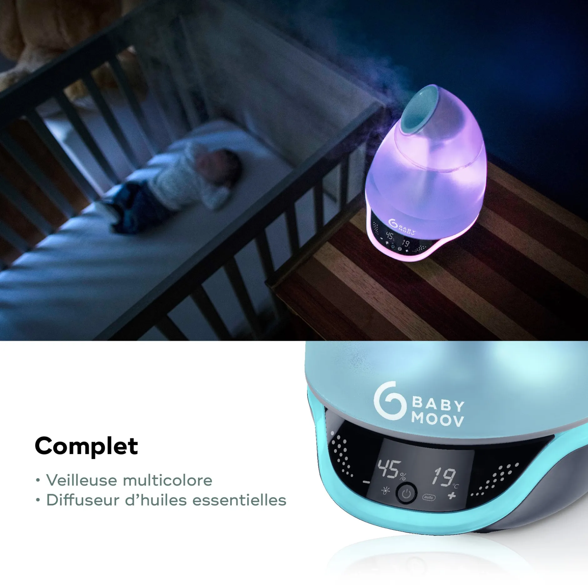 Humidificateurs Et Purificateurs*Babymoov Humidificateur à vapeur froide Hygro(+) de